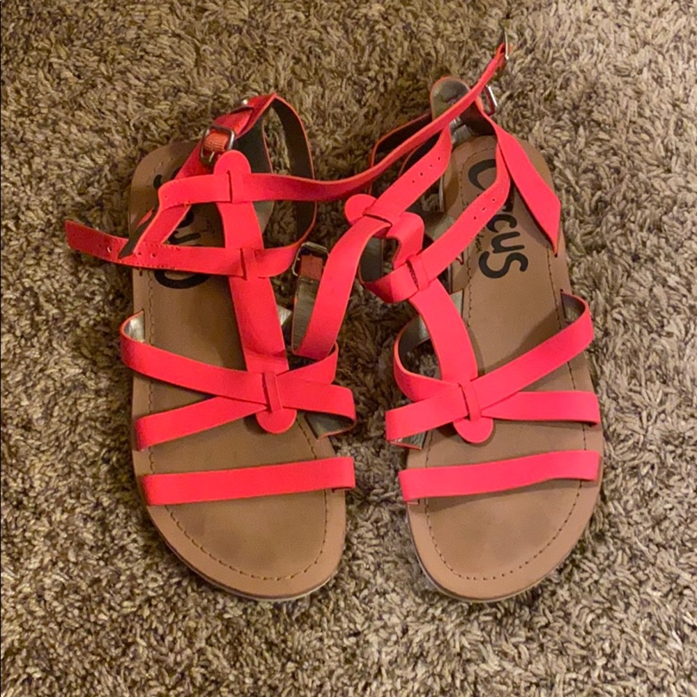 pink sandals
